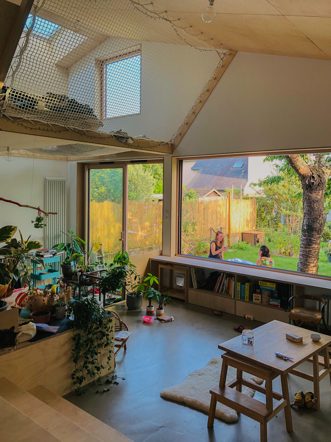 KOBAN architectes_Guillaume Lenfant architecte_Extension maison EM_filet_mezzanine_Jean Jouvenet 4