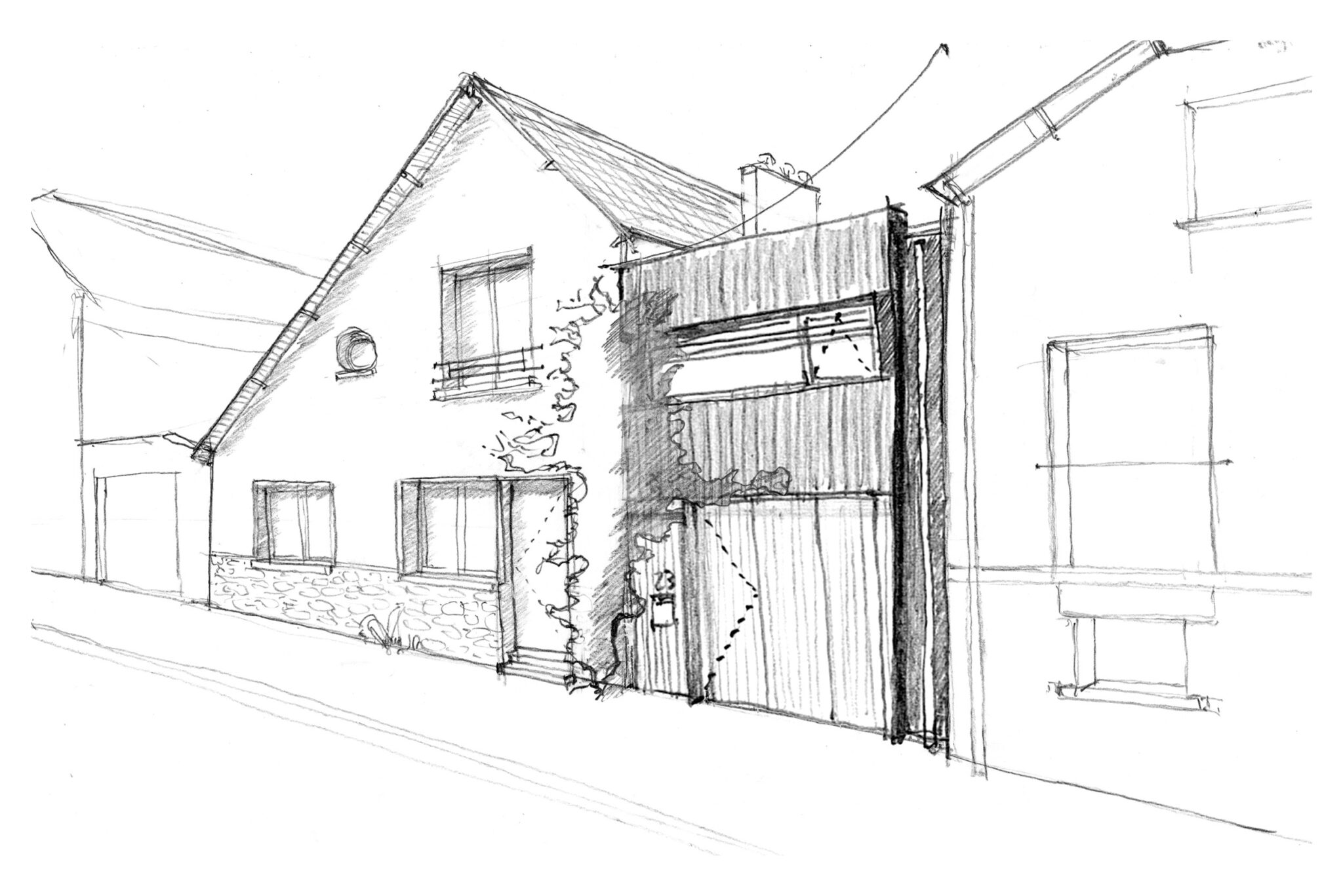 KOBAN architectes_Guillaume Lenfant architecte_Extension maison OJ_atelier_jardin_bois 5